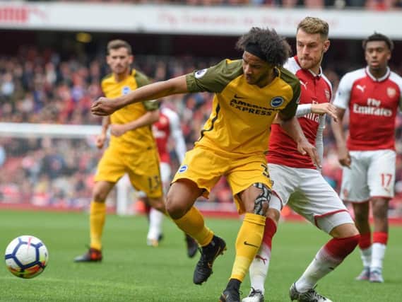 Izzy Brown in action at Arsenal. Picture by Phil Westlake (PW Sporting Photography)