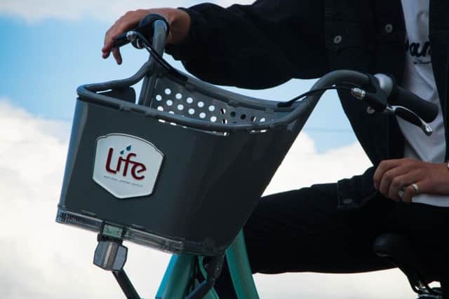 There are 450 'Life Bikes' in the city for hire