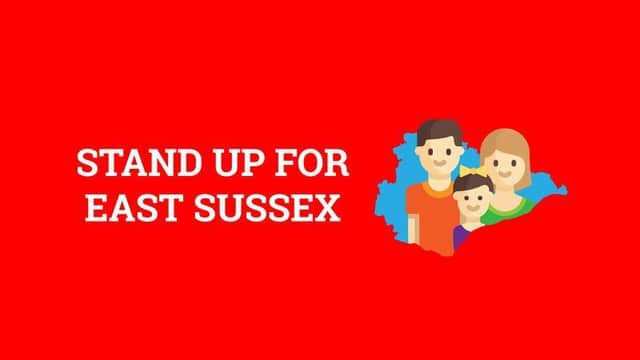 Residents and those who work in East Sussex are being urged to sign a petition calling on the Government to rethink the resources it needs for vital public services