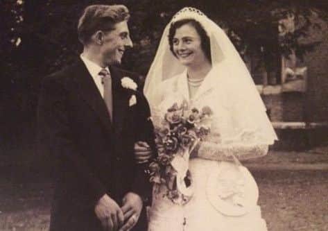 Don and Yvonne on their wedding day in 1957
