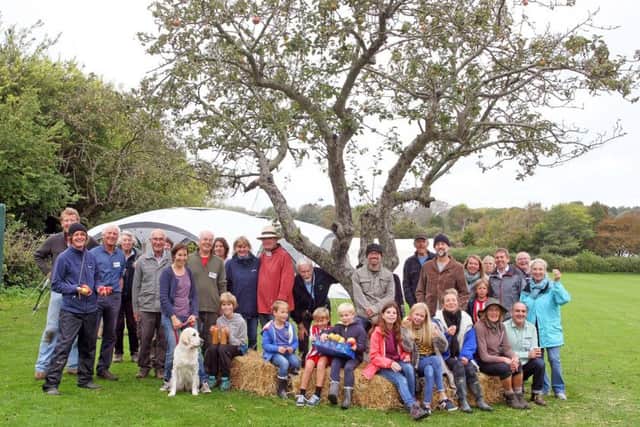 The fourth annual Apple Day at Steyning Community Orchard. Photo by Derek Martin DM17100865a