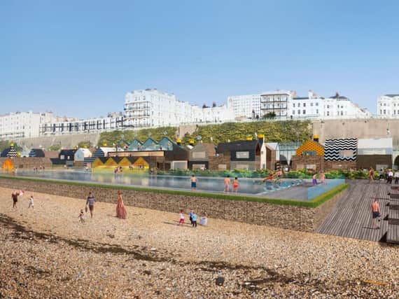 The initial plans for the Sea Lanes development