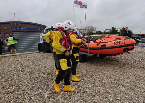 Picture tweeted by Selsey RNLI