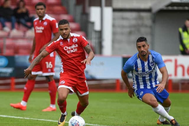 Billy Clifford. Crawley Town v Brighton and Hove Albion. Picture by PW Sporting Photography SUS-170725-085845001
