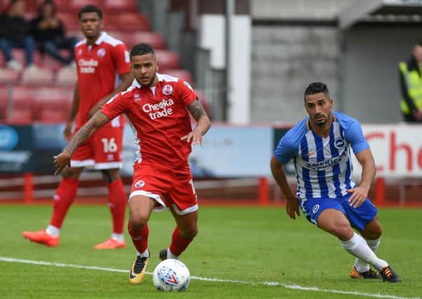 Billy Clifford. Crawley Town v Brighton and Hove Albion. Picture by PW Sporting Photography SUS-170725-085845001