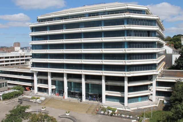 Amex House on Edward Street before it was demolished
