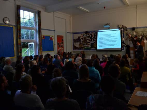 The meeting at Hertford Infant School
