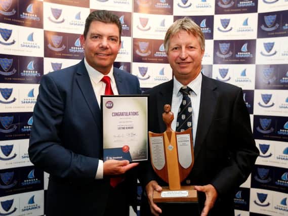 Graham Radford was presented with the H.A. Collison Lifetime Achiever trophy last month before going on to win the national award on Monday.