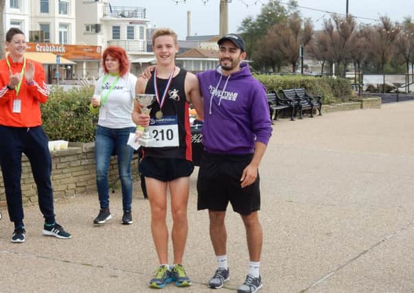 Toby Nisbet, 15, wins the annual Worthing seafront 10k