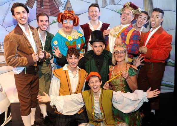 The cast of Jack and the Beanstalk. Picture by Steve Robards, SR1725006.