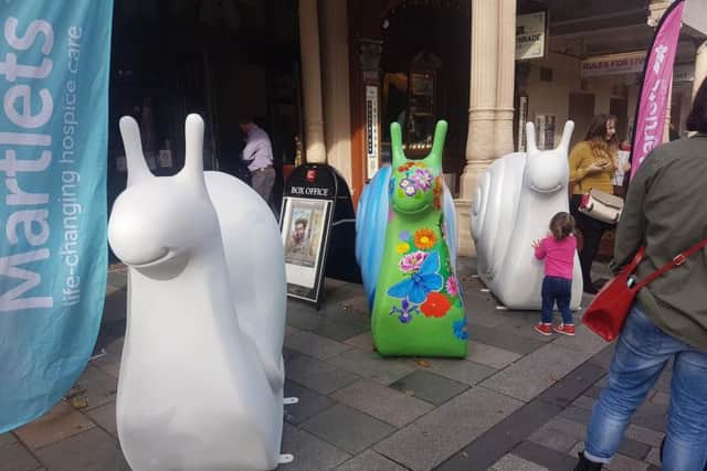Snails will be dotted around Brighton and Hove next year