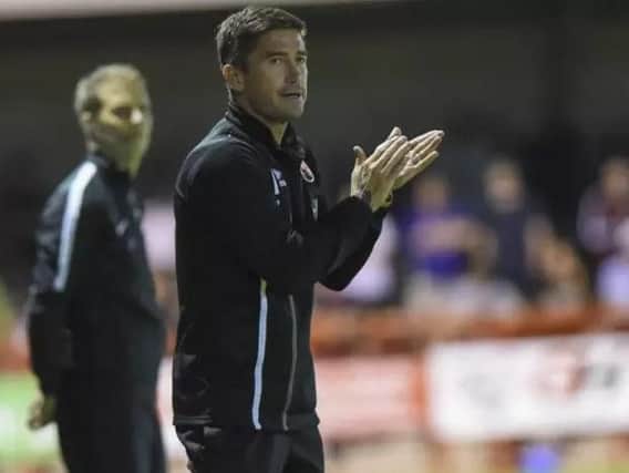 Crawley Town head coach Harry Kewell.
Picture by Phil Westlake