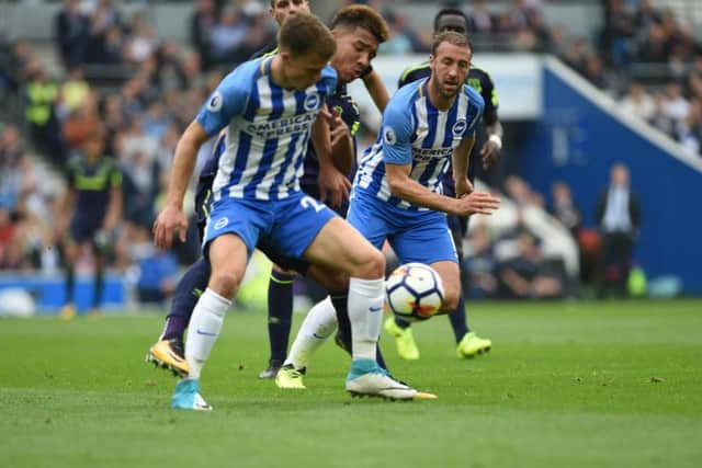 Brighton v Everton. Solly March. Picture by PW Sporting Pics