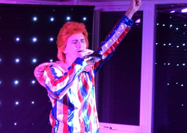 Stephen Foster remembers his dad as he performs his tribute act. Picture: Stephen Foster
