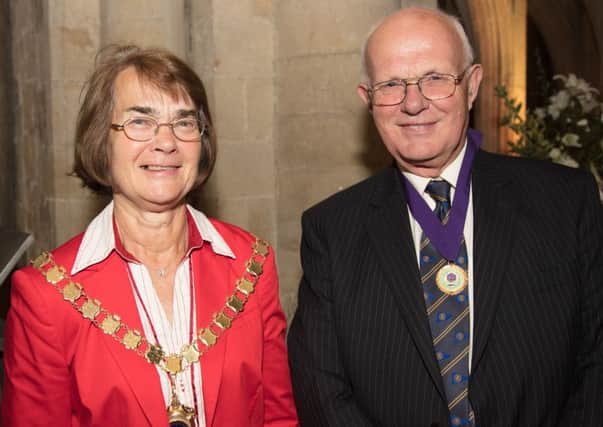 Councillor Elizabeth Hamilton and Robin Hamilton. Pictures by Graham Franks