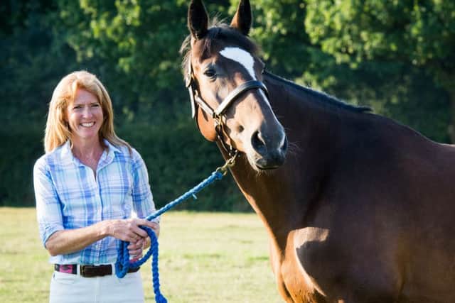 Beverley with her horse Norsey