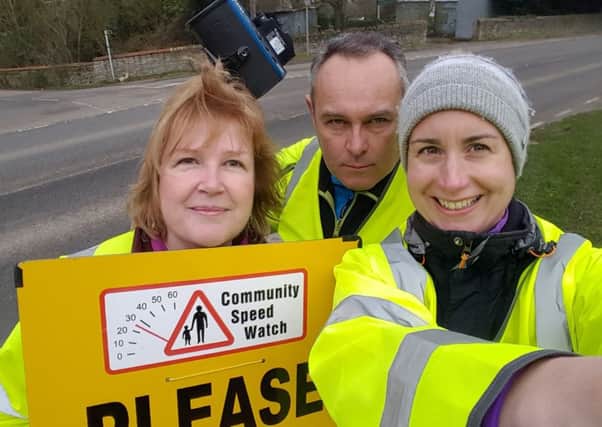 The volunteers help enhance road safety and driver behaviour