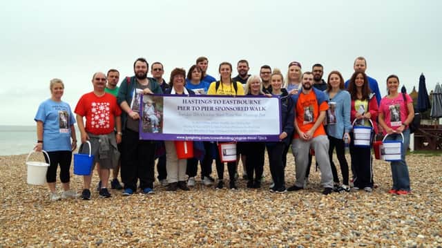 Pier to Pier walk in aid of Bexhill boy Jack Jeffreys. Photo by Derek Canty SUS-171018-090650001