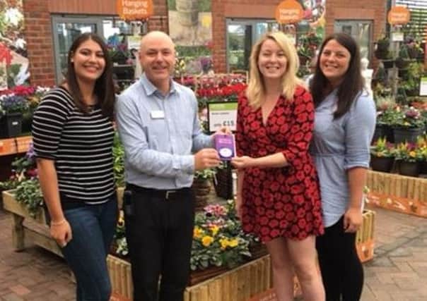 University of Chichester students with Nick Joad, centre manager at Haskins Garden Centre in Roundstone