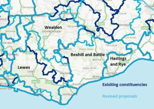 The boundary proposals outlined by the Boundary Commission for England