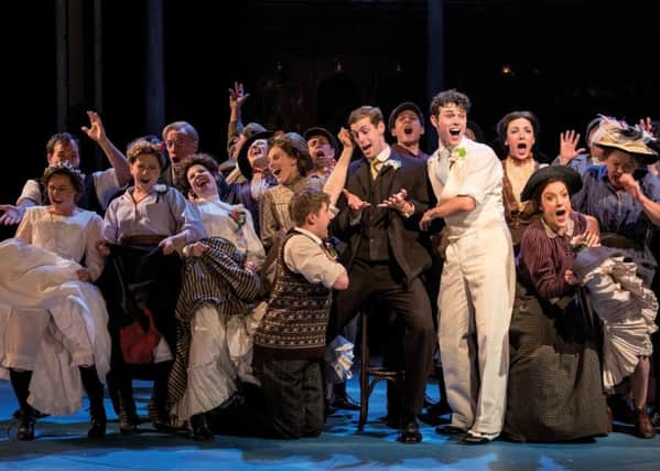 Charlie Stemp and the company when Half a Sixpence was at Chichester. Picture by Manuel Harlan