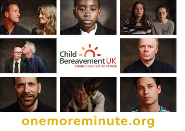 One More Minute campiagn by Child Bereavement UK SUS-171020-153937003