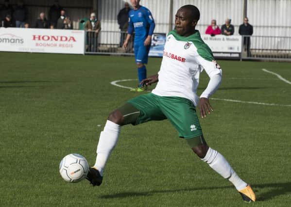 Ibra Sekajja has a scoring home debut for the Rocks and will be in the side at Truro / Picture by Tommy McMillan