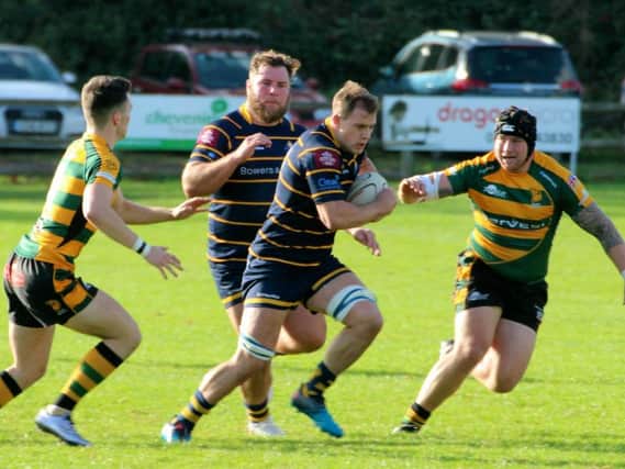 Kemp Price ran in a hat-trick of tries for Raiders on Saturday. Picture by Colin Coulson