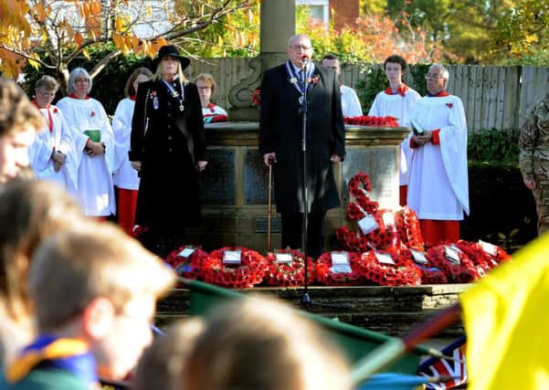 Remembrance Sunday at Burgess Hill in 2016. Pic Steve Robards SR1634166