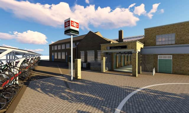 An artist's impression of how Eastbourne Station's new entrance could look