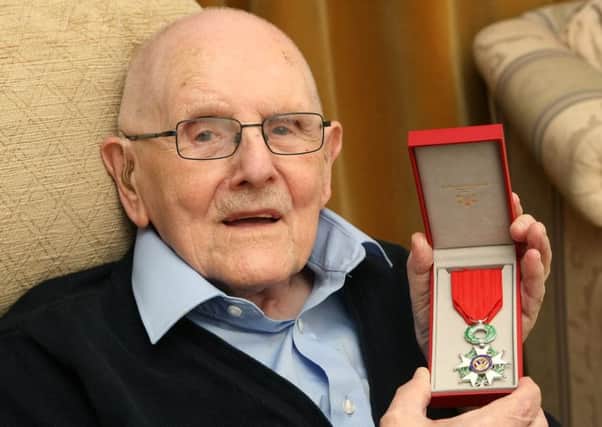 Alfred Howard with his Legion 'dHonneur medal