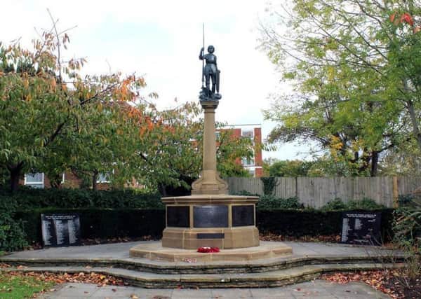 Restoration works on Burgess Hills war memorial are almost complete. Picture: Burgess Hill Town Council