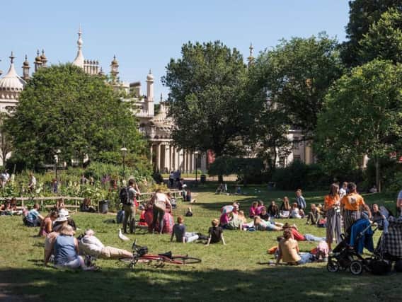 The Royal Pavilion Gardens has been added to the heritage at risk register (Photograph: Steven Baker/Historic England)