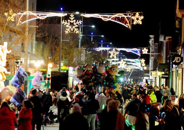 Bognor lit up at Christmas on a previous year. Photo Kate Shemilt