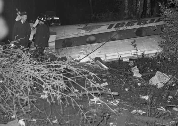 The smashed Caravelle crashed into the hillside close to Upper Blackdown House PICTURE BY JOHN FOX PHOTOS.COM