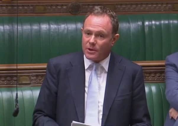 Nick Herbert MP for Arundel and South Downs leads debate on global LGBT rights in House of Commons (photo from Parliament.tv).