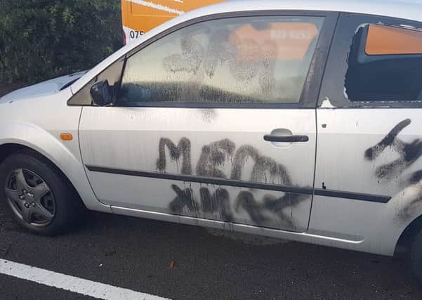 Car vandals are wreaking havoc. (The car pictured here is not Phil Bristow's)