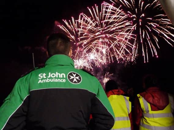 St John Ambulance is urging people to be first aid ready for this year's Bonfire Night