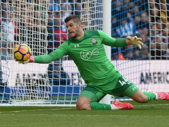 Southampton keeper Fraser Forster. Picture by Phil Westlake (PW Sporting Photography)