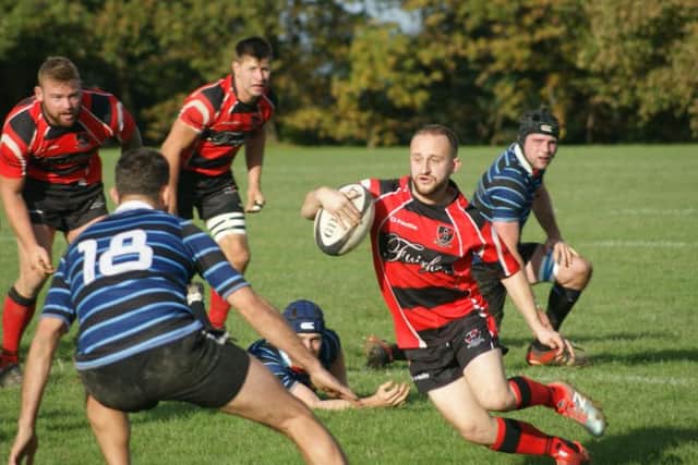 Scrum half George Davies put in another strong performance for Heath against Old Alleynians