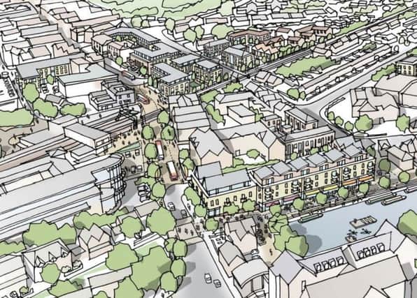 Artist's illustration of Chichester Southern Gateway proposals