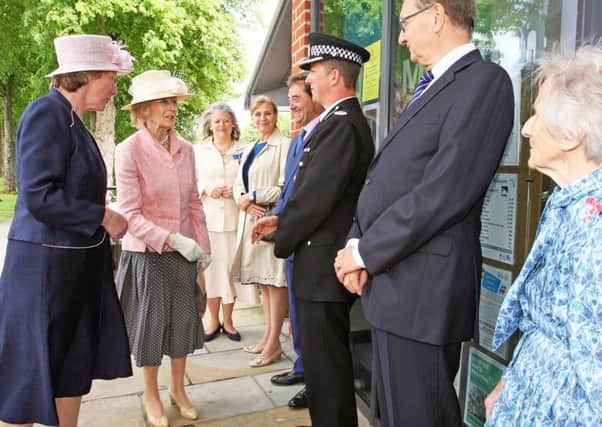 Princess Alexandra (second left) visiting Arundel Museum earlier this year. Picture: Derek Martin