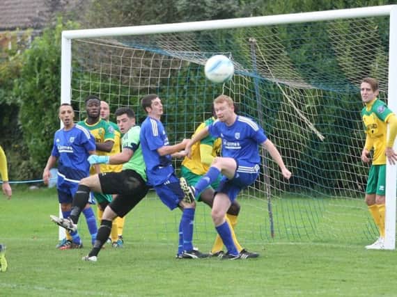 Ferring action from earlier in the season. Picture by Derek Martin