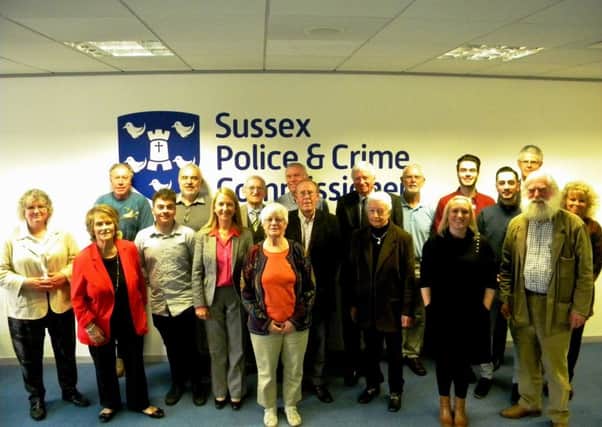 Members of the Sussex Police & Crime Commissioners ground-breaking Youth and Elders Commissions honoured at a celebratory event