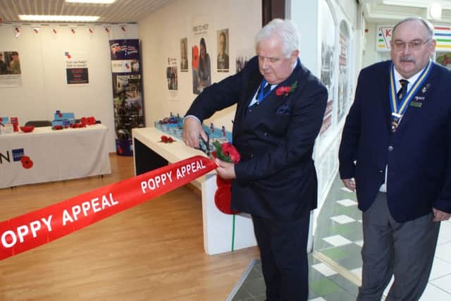 Horsham Poppy Appeal donation station opens.