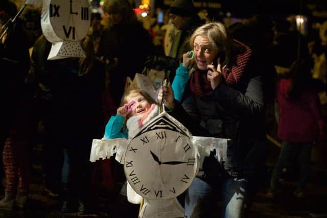 The Burning the Clocks parade (Photograph: Ray Gibson)