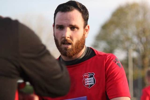 Richard 'Alfie' Weller scored his 14th goal in eight games this season to put Rye Town ahead against Hollington United.