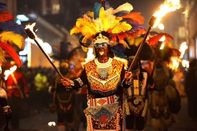 Borough Bonfire Society's Zulu traditions have been defended. Photograph by Peter Cripps