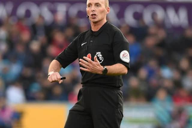 Referee Mike Dean. Picture by Phil Westlake (PW Sporting Photography)