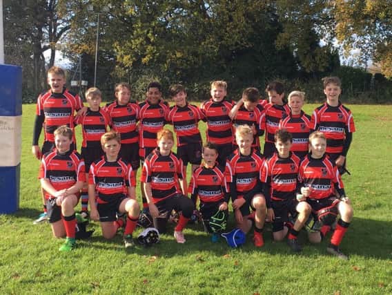 Heath U13Bs enjoyed their first league outing of the season winning 40-25 away at Hastings & Bexhill - Nov 2017